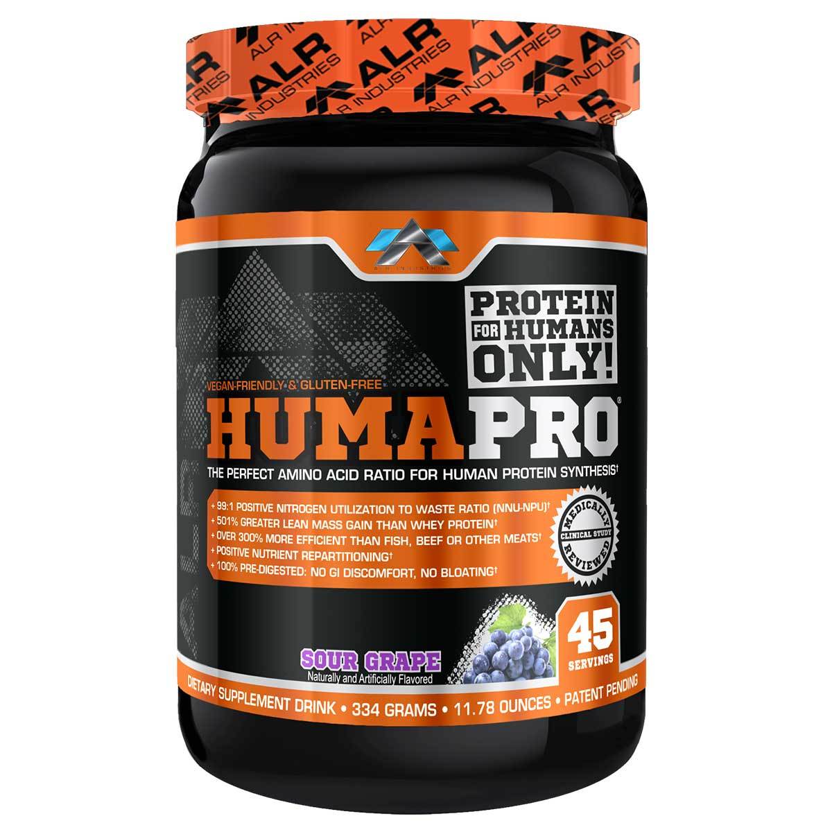 ALRI (ALR Industries) Humapro 45 Servings Amino Acids ALRI (ALR Industries) Grape (1059273801771)