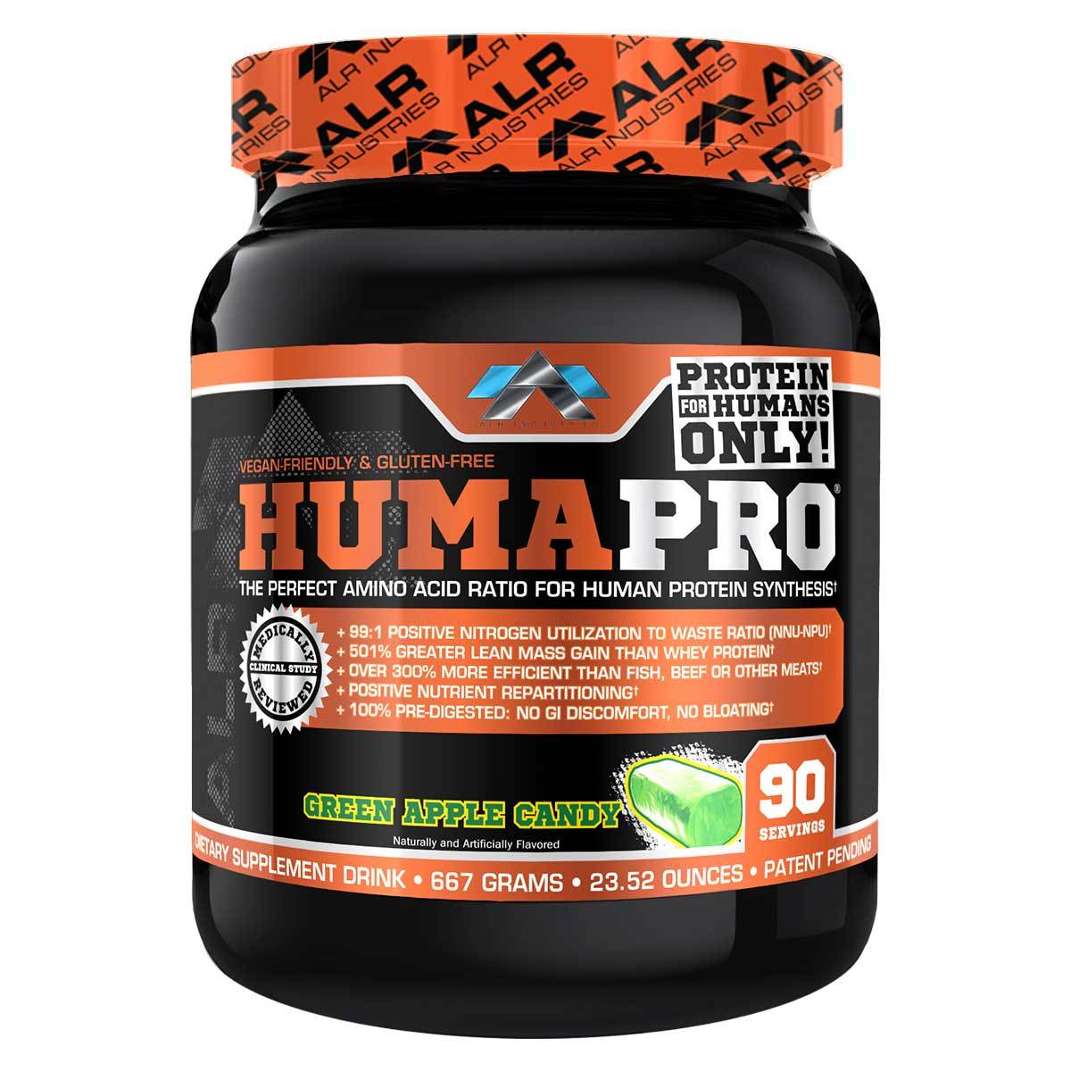 ALRI (ALR Industries) Humapro 90 Servings Amino Acids ALRI (ALR Industries) Green Apple (1059273605163)