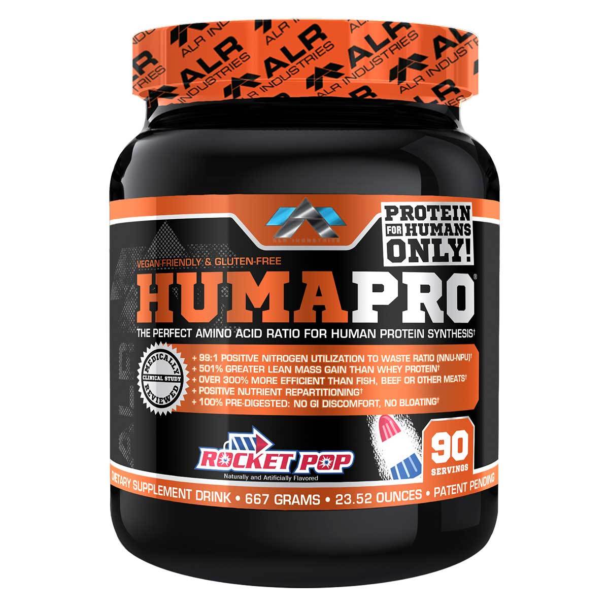 ALRI (ALR Industries) Humapro 90 Servings Amino Acids ALRI (ALR Industries) Rocket Pop (1059273605163)