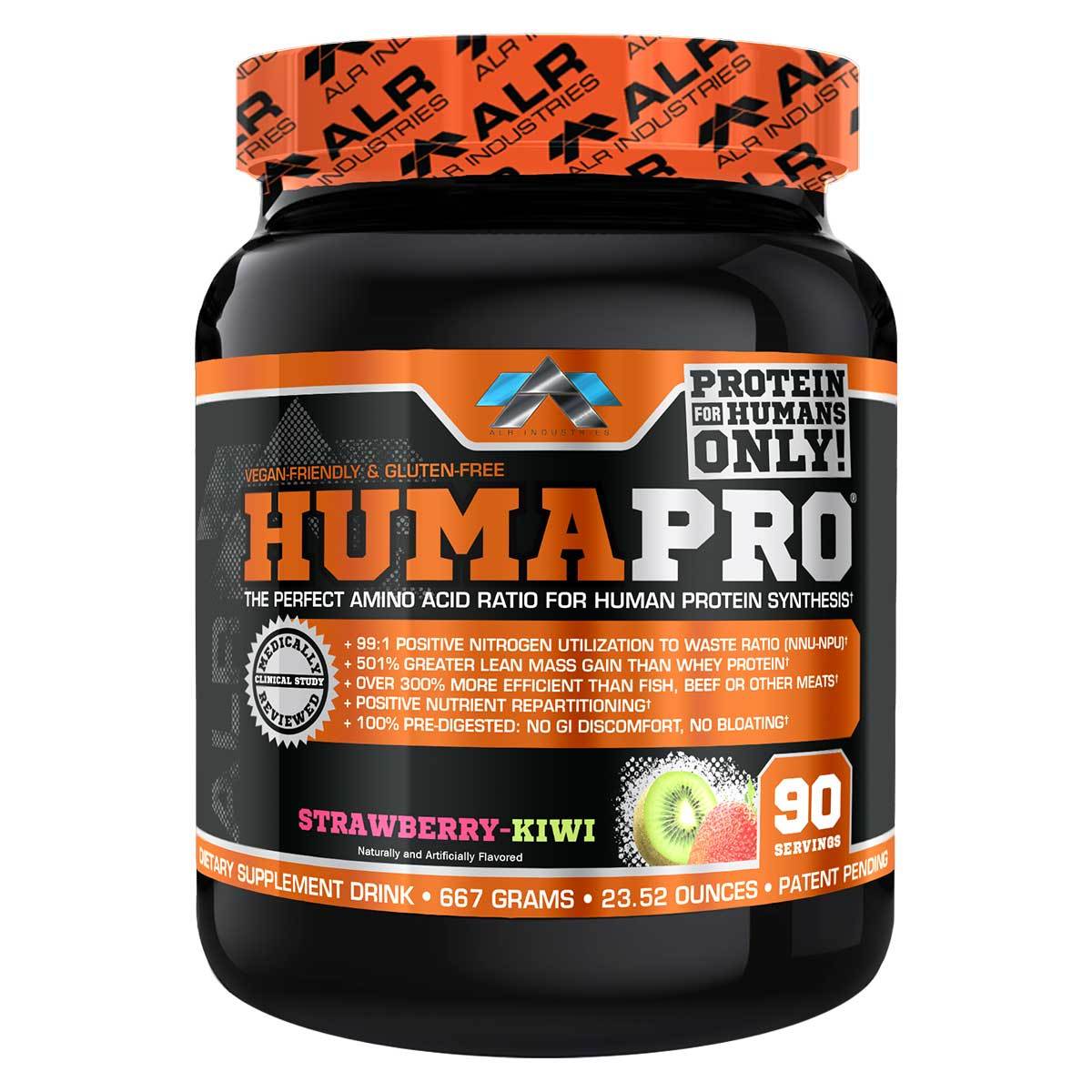 ALRI (ALR Industries) Humapro 90 Servings Amino Acids ALRI (ALR Industries) Strawberry Kiwi (1059273605163)