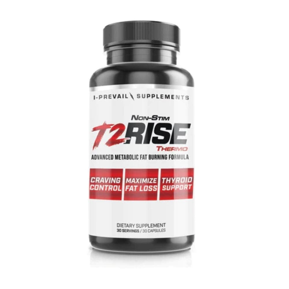 I-Prevail T2 Rise Thrmo Non-Stim 30 Capsules Fat Burner I-Prevail