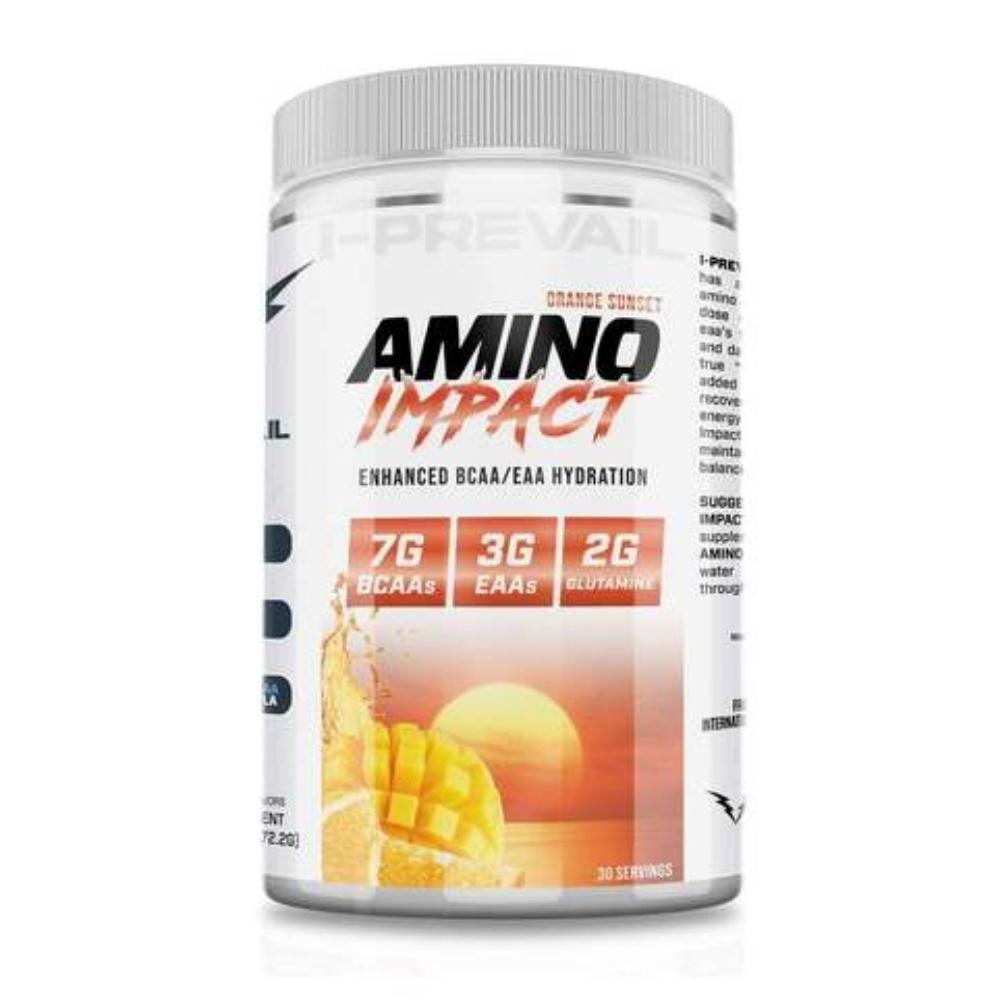 I-Prevail Amino Impact 30 Servings Amino Acids I-Prevail Orange Sunset