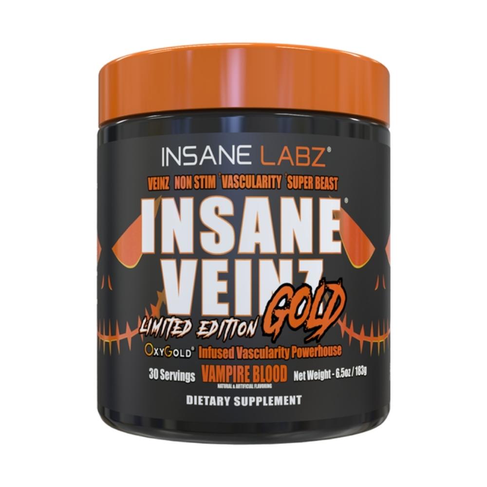 Insane Labz Insane Veinz Gold 30 Servings Nitric Oxide Insane Labz Vampire Blood