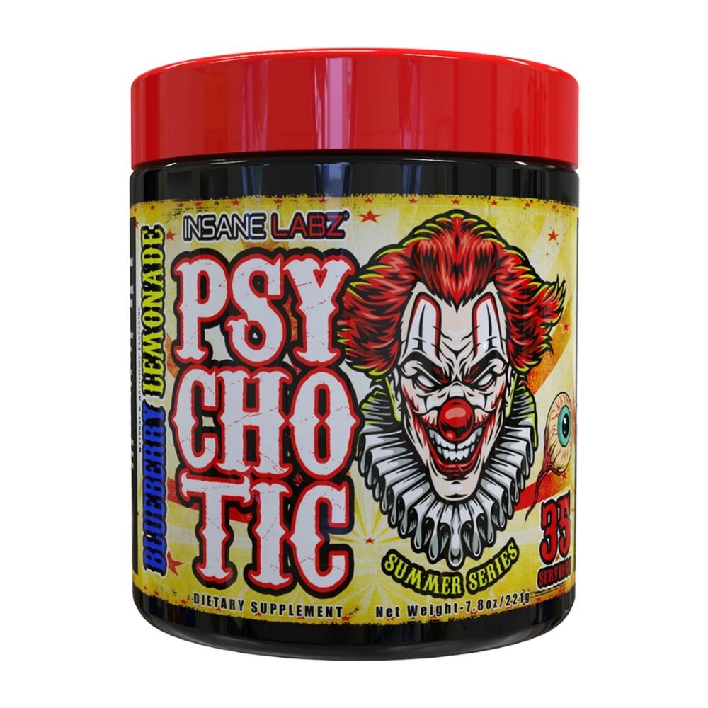 Insane Labz Psychotic 35 Servings Sports Performance Recovery Insane Labz (Summer Series) Blueberry Lemonade