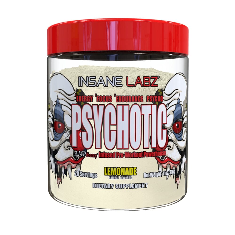 Insane Labz Psychotic Clear 20 Servings Pre-Workouts Insane Labz Lemonade