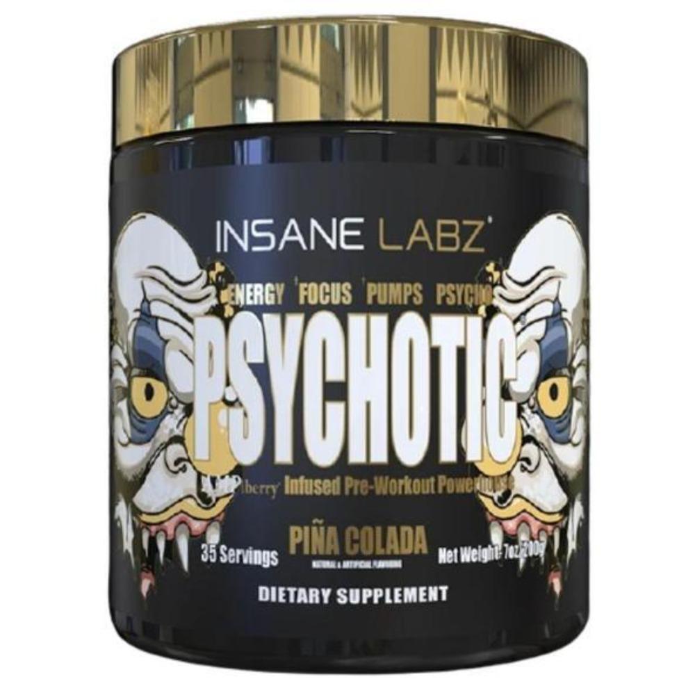 Insane Labz Psychotic Gold 35 Servings Sports Performance Recovery Insane Labz Pina Colada