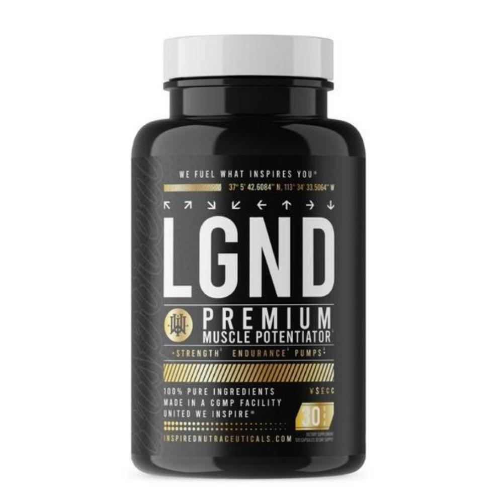 Inspired Nutra LGND 120 Capsules Sports Performance Recovery Inspired Nutraceuticals