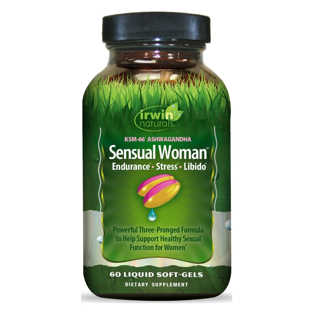 Irwin Naturals Sensual Woman Endurance Stress Libido 60 Soft Gels Women's Health Irwin Naturals