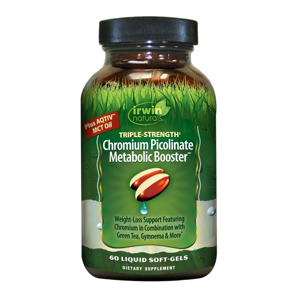 Irwin Naturals Triple Strength Chromium Picolinate 60 Count Digestive Health Irwin Naturals