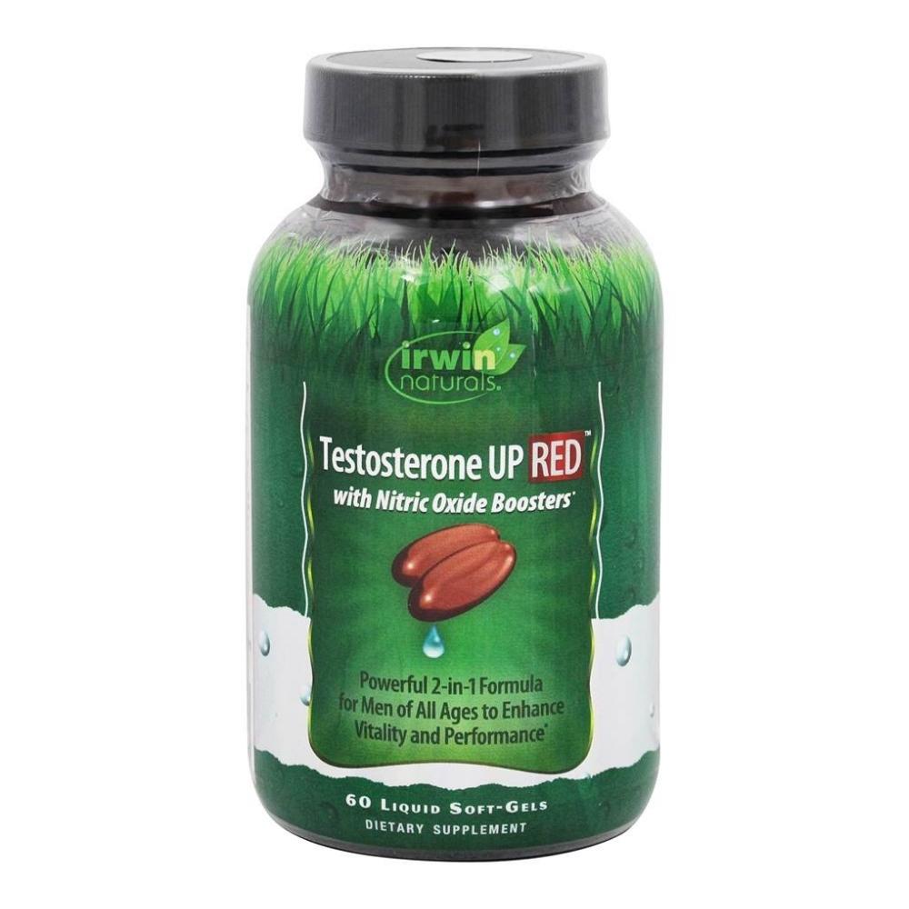 Irwin Testosterone Up RED 60 Liquid Soft Gels Specialty Health Products Irwin Naturals
