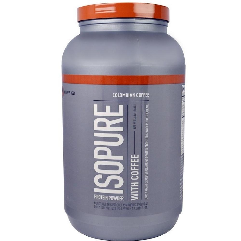 Isopure With Coffee 3lb Protein Powders Nature's Best Columbian Coffee