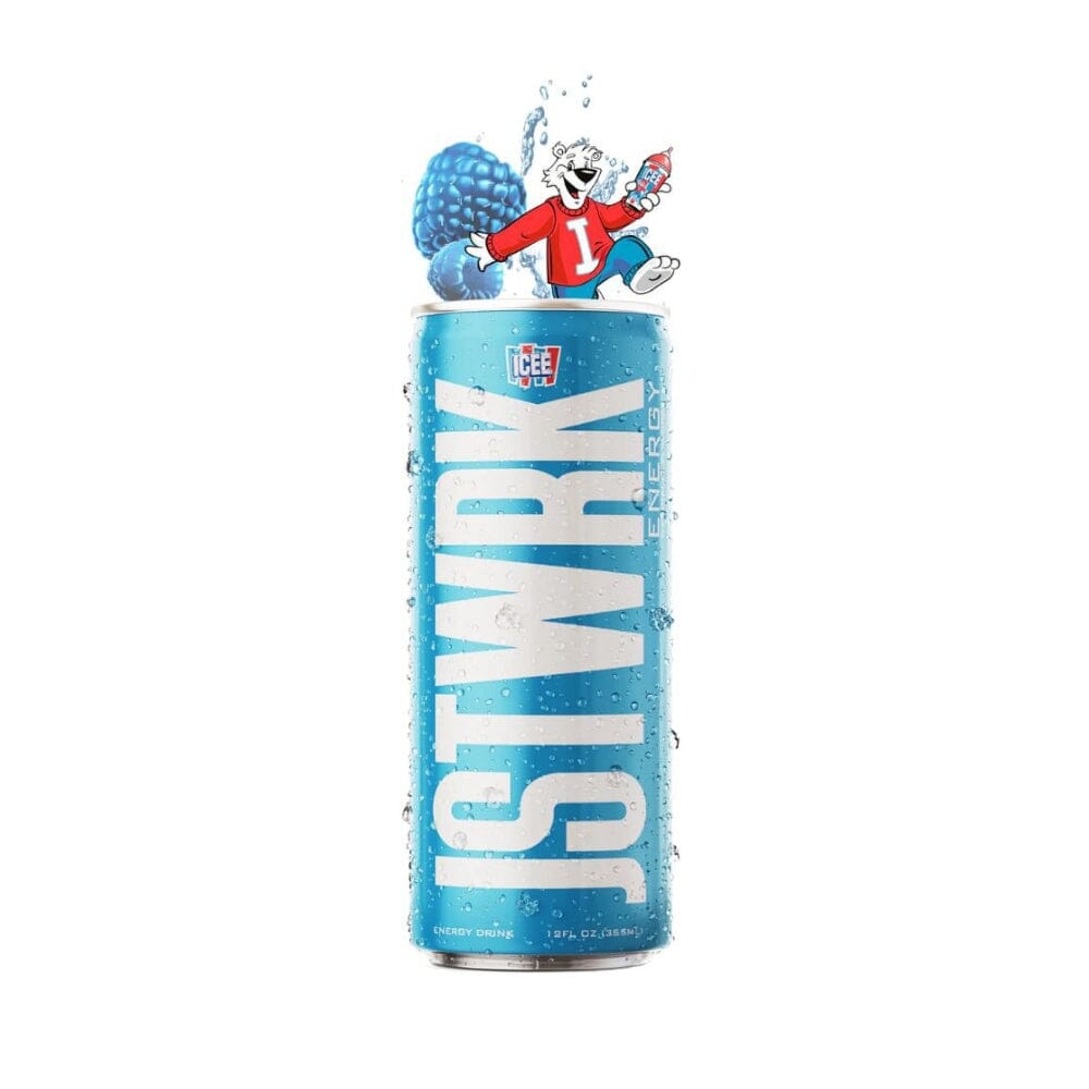 JSTWRK Energy Drink 12/Case Drinks JSTWRK ICEE Blue Raspberry