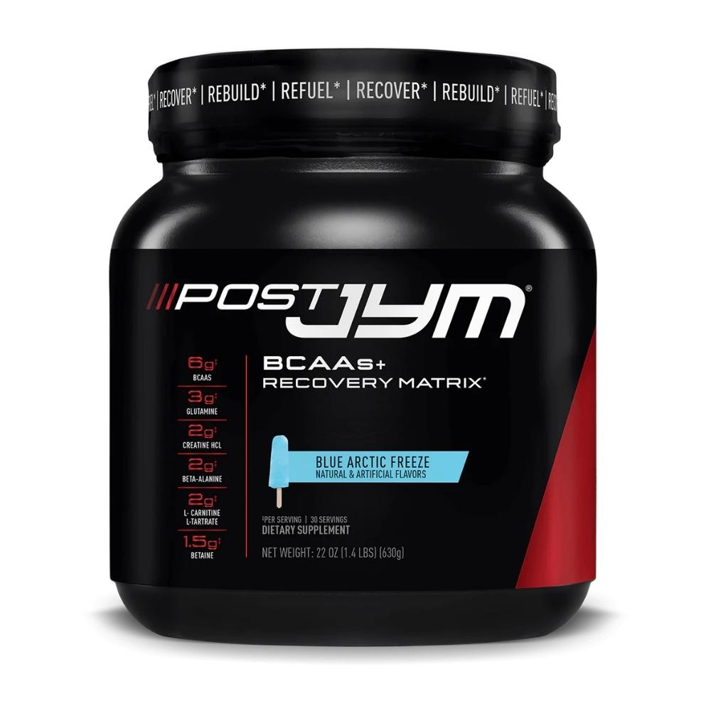 JYM Brand Post JYM BCAA Matrix 1.5lbs Amino Acids JYM Blue Arctic Freeze