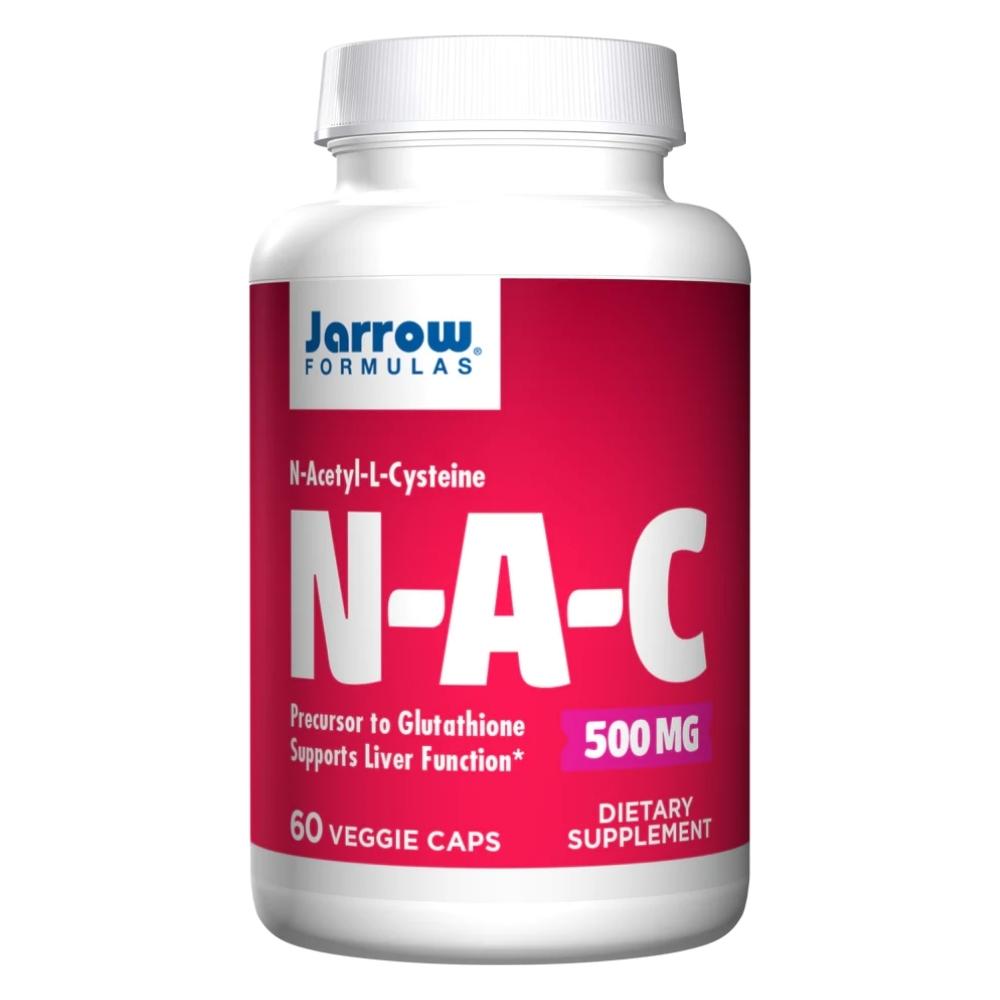 Jarrow Formulas NAC 500mg 60 Veggie Capsules Vitamins & Minerals Jarrow Formulas