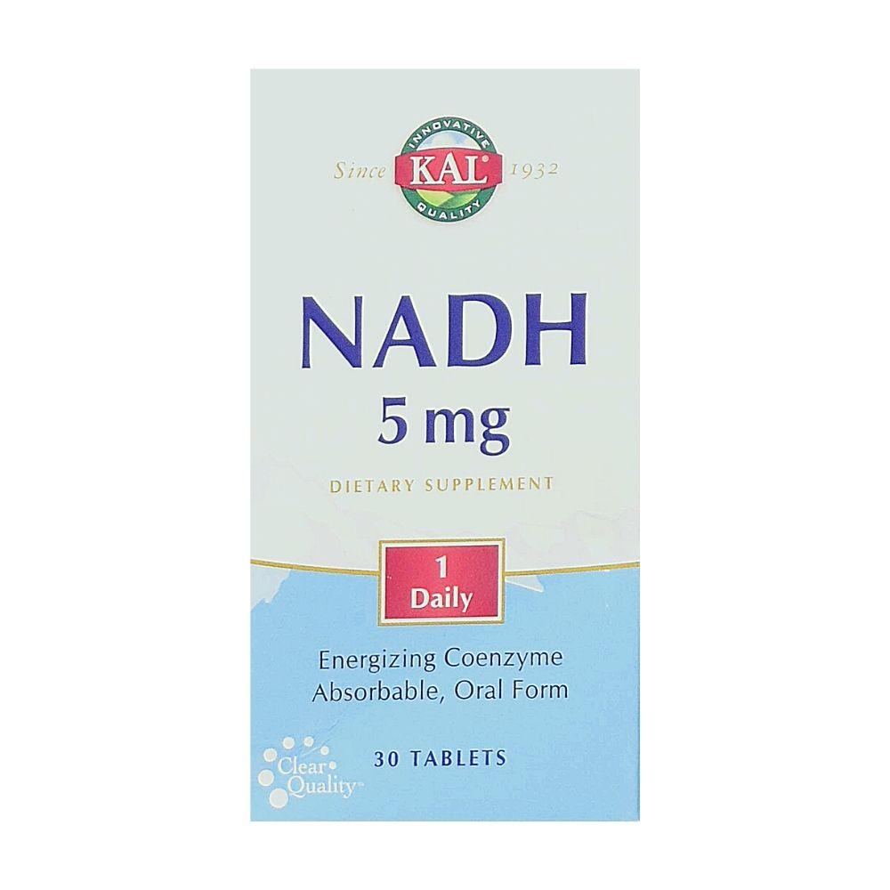 KAL NADH 5mg 30 Tabs Specialty Health Products Kal (1790517411883)