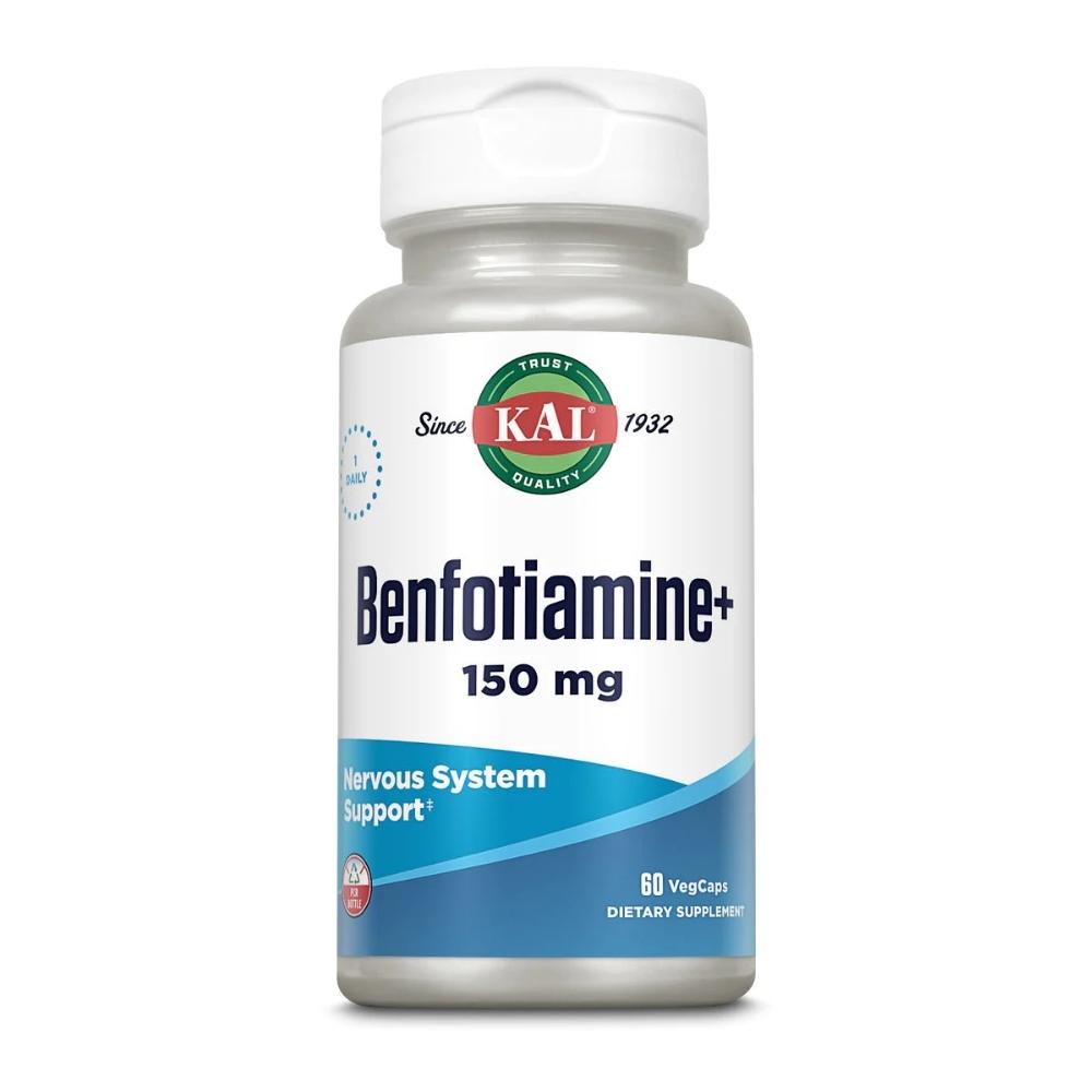 KAL BENFOTIAMINE+ 150mg 60 Count Vitamins & Minerals Kal