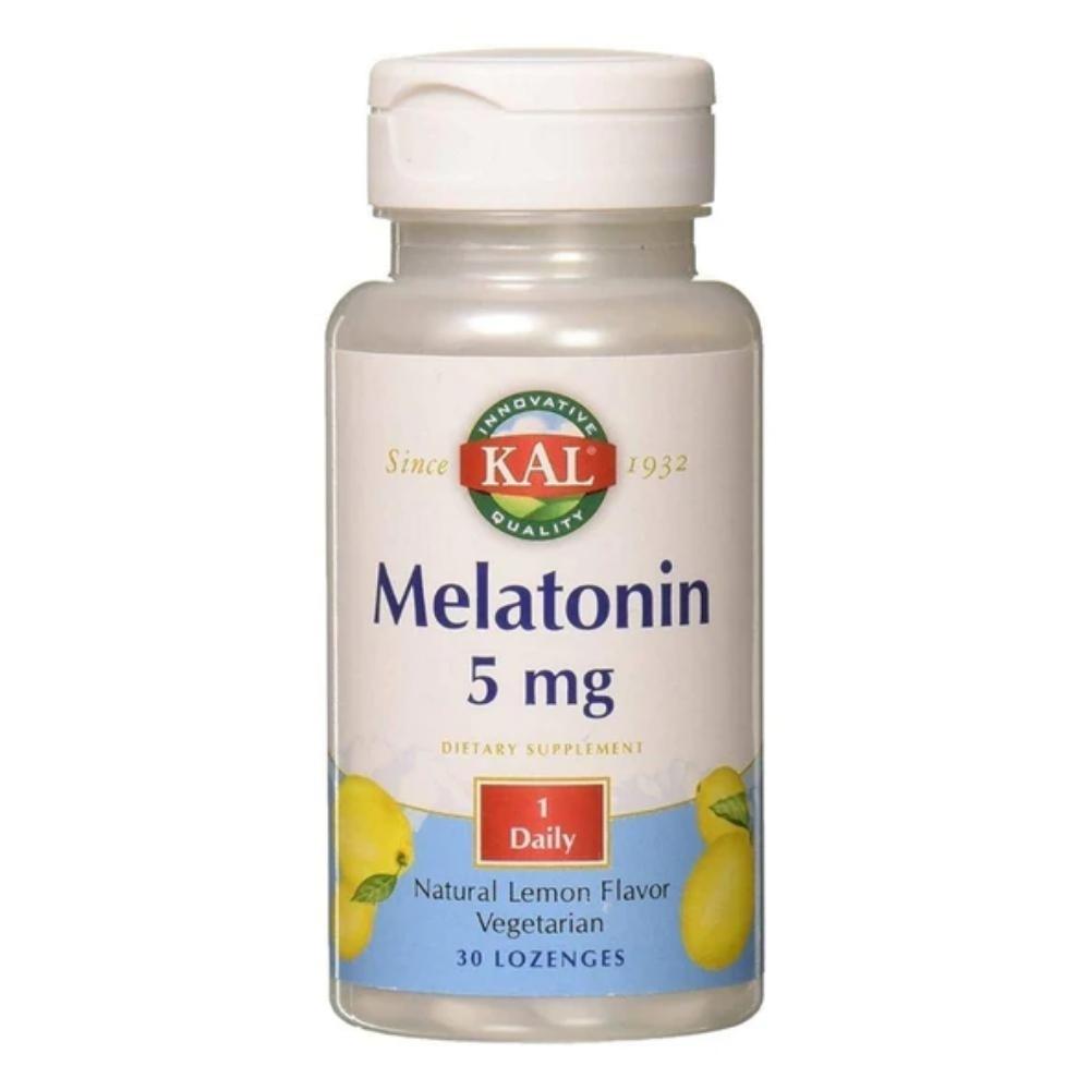 Kal Melatonin Lemon 5mg 30 Lozenges Specialty Health Products Kal