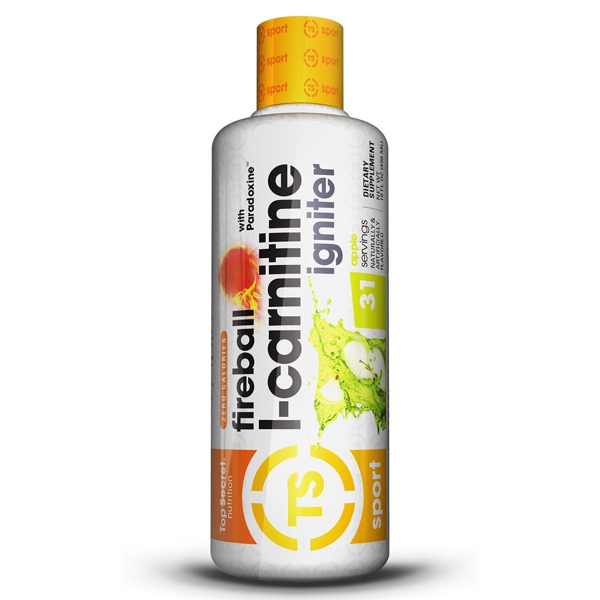 Top Secret Nutrition Fireball L-Carnitine w/Paradoxine Diet/Energy Top Secret Nutrition Green Candy (1184617431083)