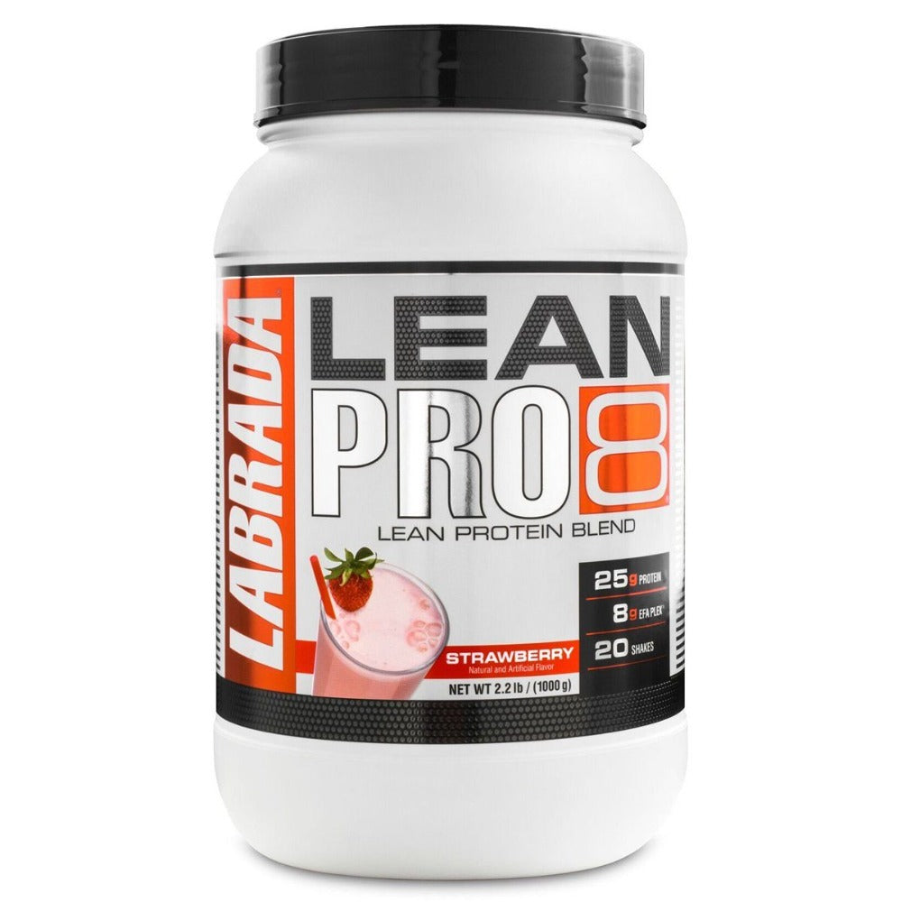 Labrada Nutrition Lean Pro8 2.2LBS Protein Labrada Nutrition Strawberry Ice Cream (1058929311787)