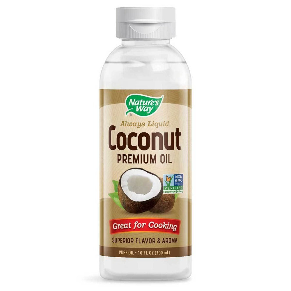 Nature's Way Liquid Coconut Oil 10 Oz Other Supplements Nature's Way (1058759475243)