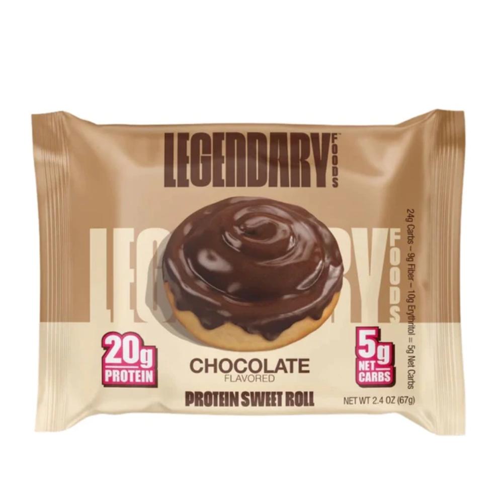 Legendary Protein Sweet Roll 8/Box Foods Juices Legendary Chocolate