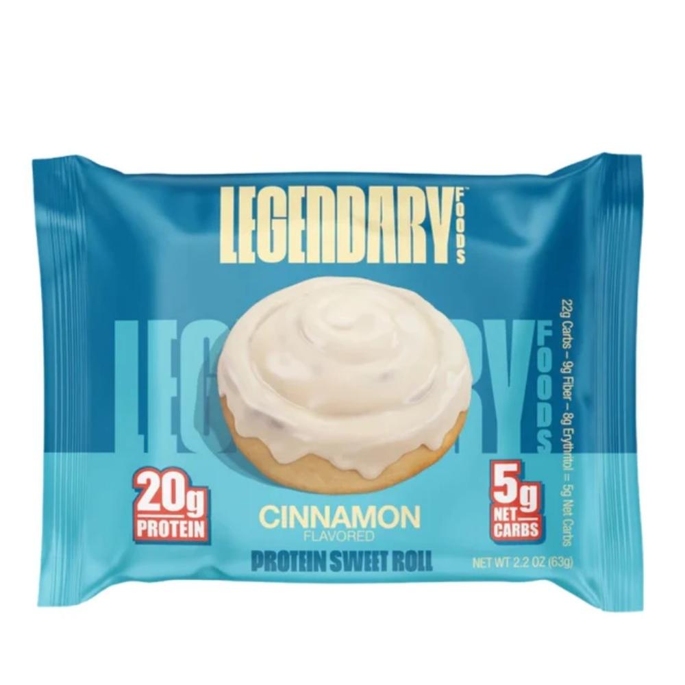Legendary Protein Sweet Roll 8/Box Foods Juices Legendary Cinnamon