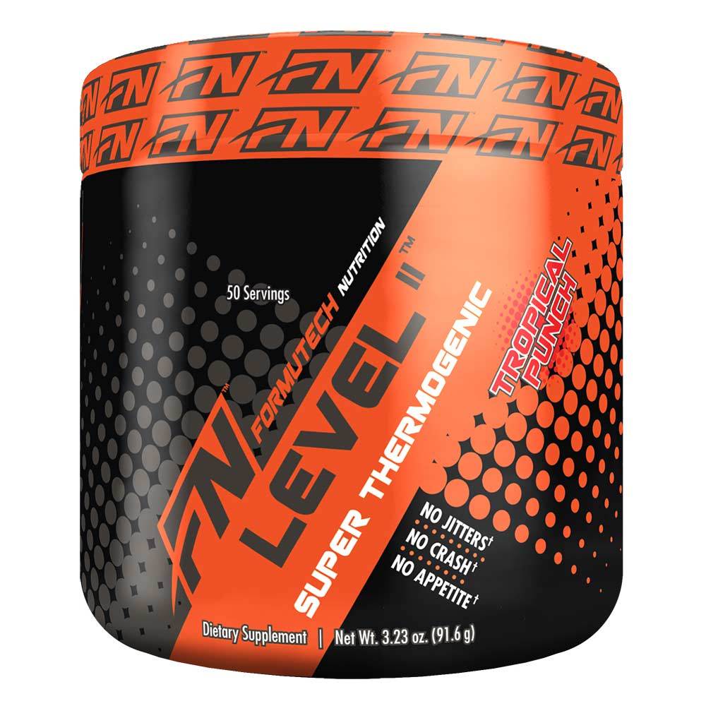 Formutech Nutrition Level II 50 Servings Fat Burner Formutech Nutrition Tropical Punch (1556990361643)