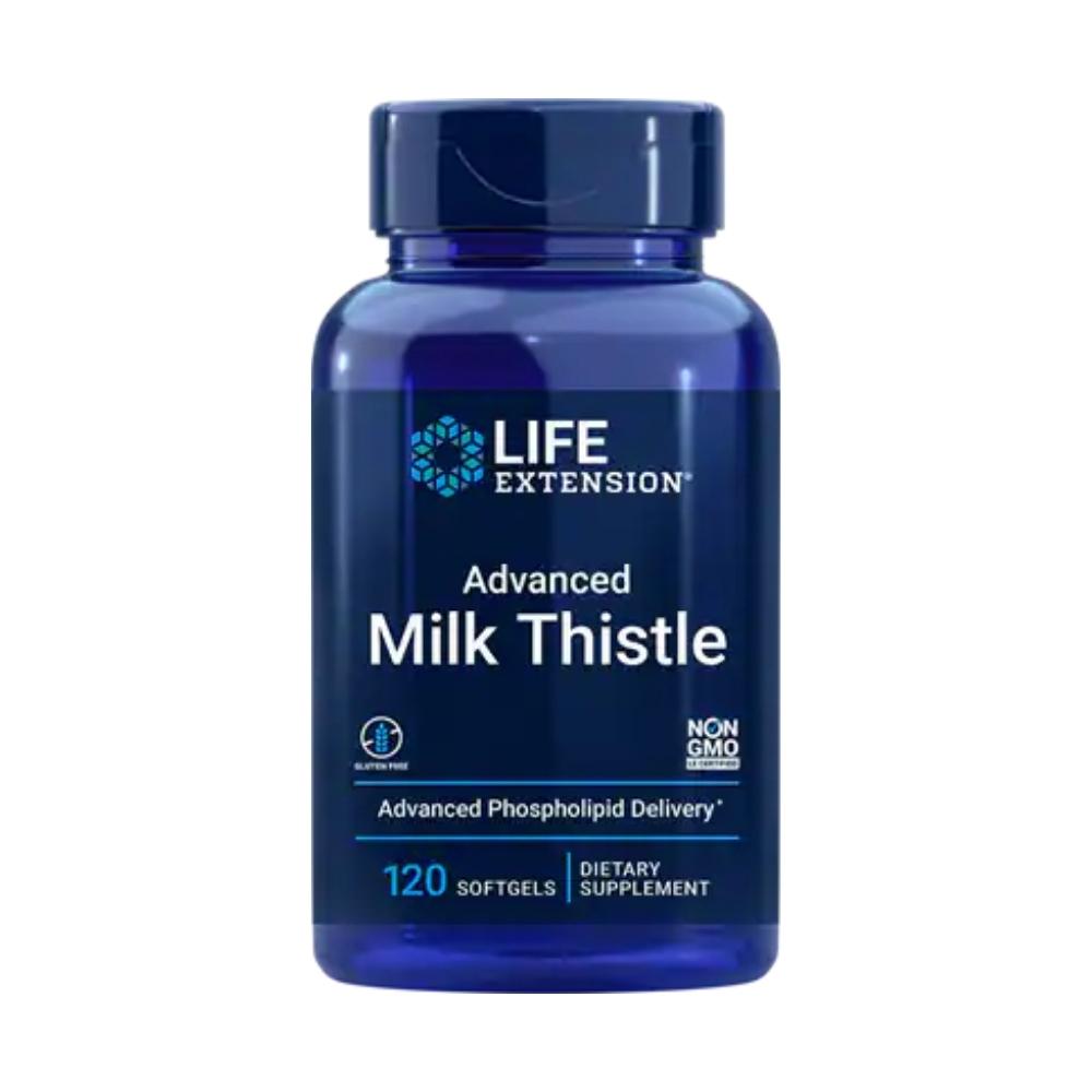 Life Extension European Milk Thistle 120 Soft Gels Herbs Life Extension