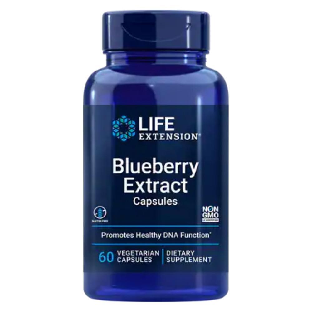 Life Extension Blueberry Extract 60 Vege Capsules Antioxidants / CoQ-10 Life Extension