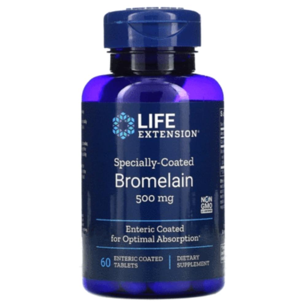 Life Extension Bromelain 500mg 60 Capsules Digestive Health / Probiotics Life Extension