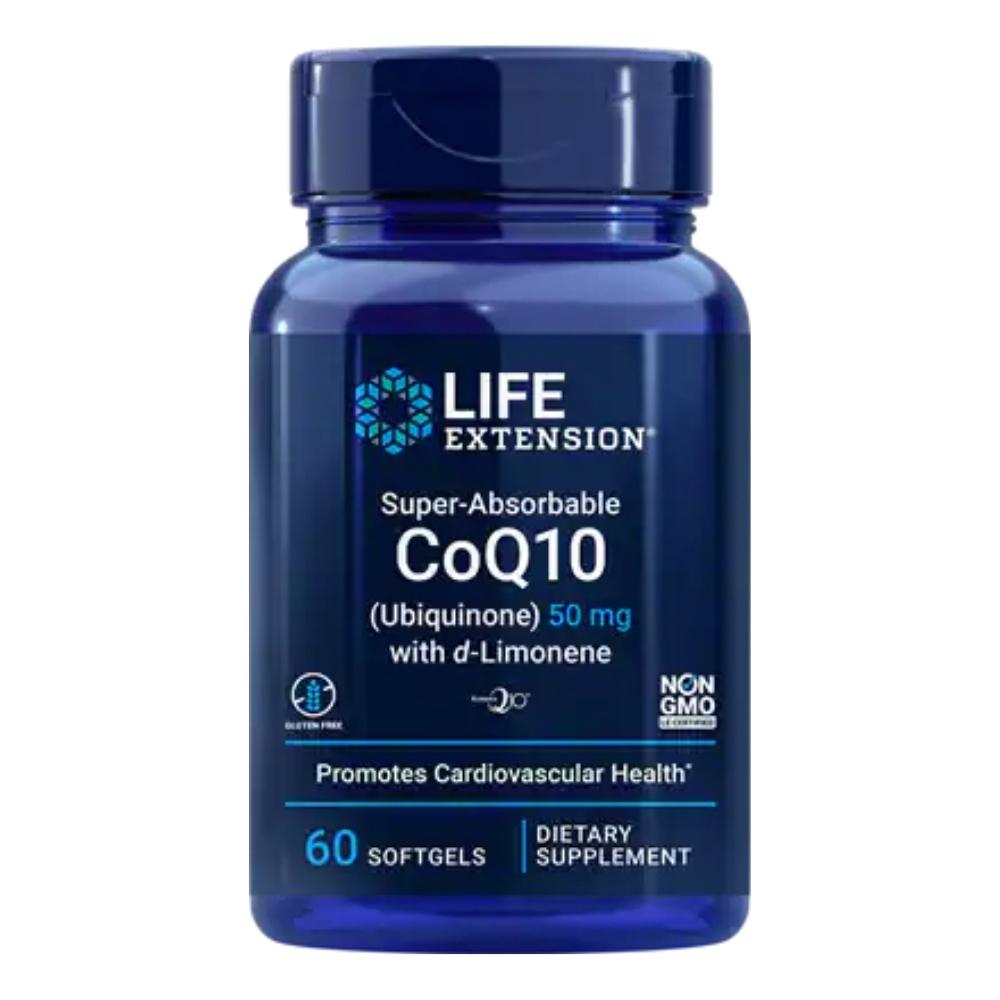 Life Extension Super-Absorbable CoQ10 with d-Limonene Vitamins & Minerals Life Extension