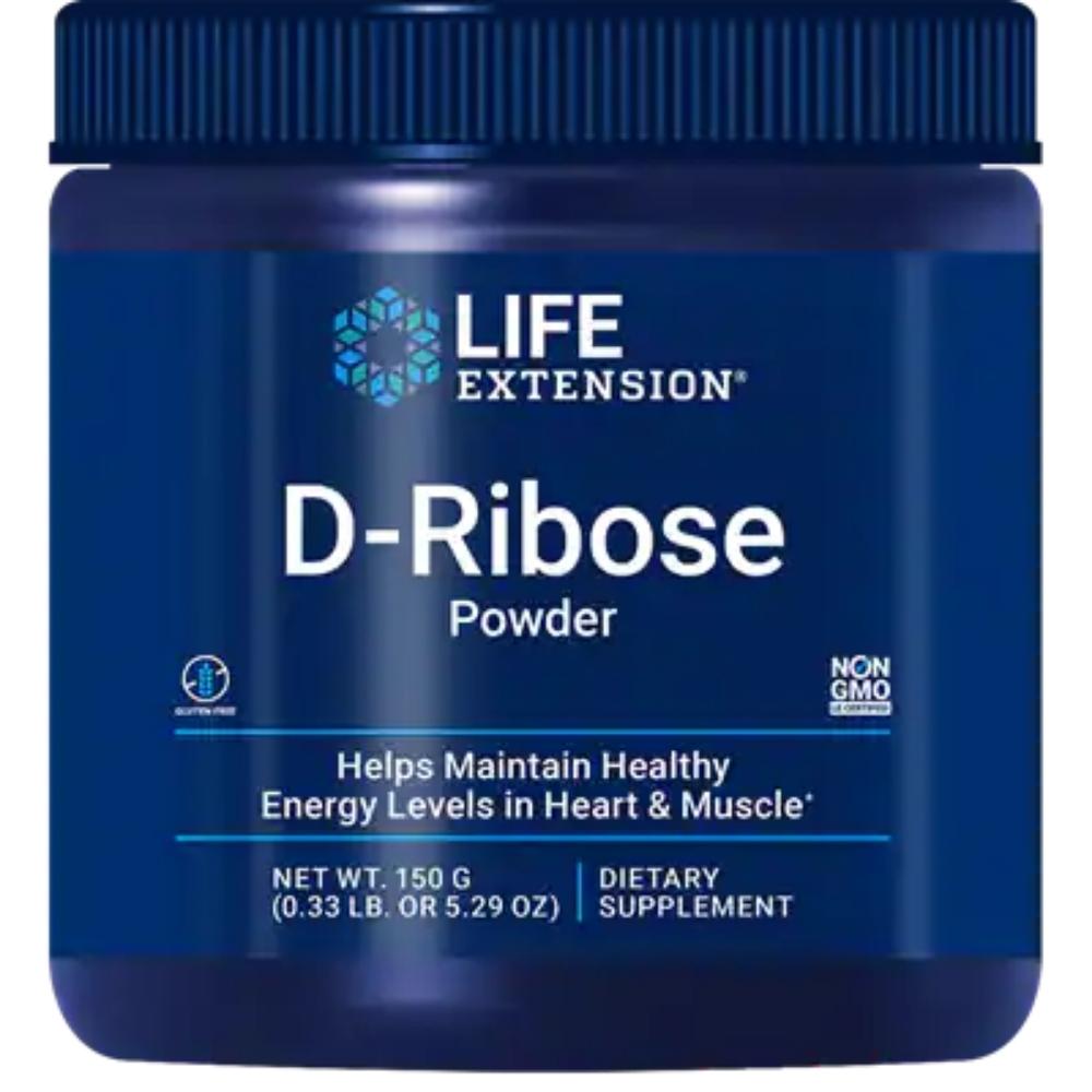 Life Extension D-Ribose 150 grams Sport Performance / Recovery Life Extension