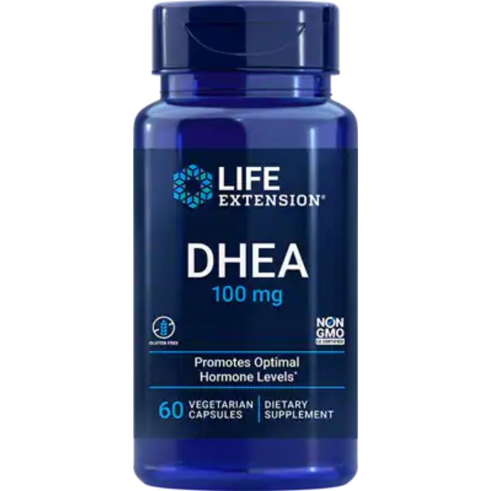 Life Extension DHEA (dehydroepiandrosterone) 100mg 60 Capsules Other Supplements Life Extension
