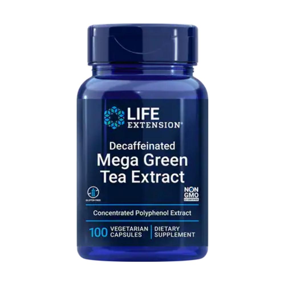 Life Extension Mega Green Tea Extract (decaffeinated) 100 Vege Capsules Teas Life Extension