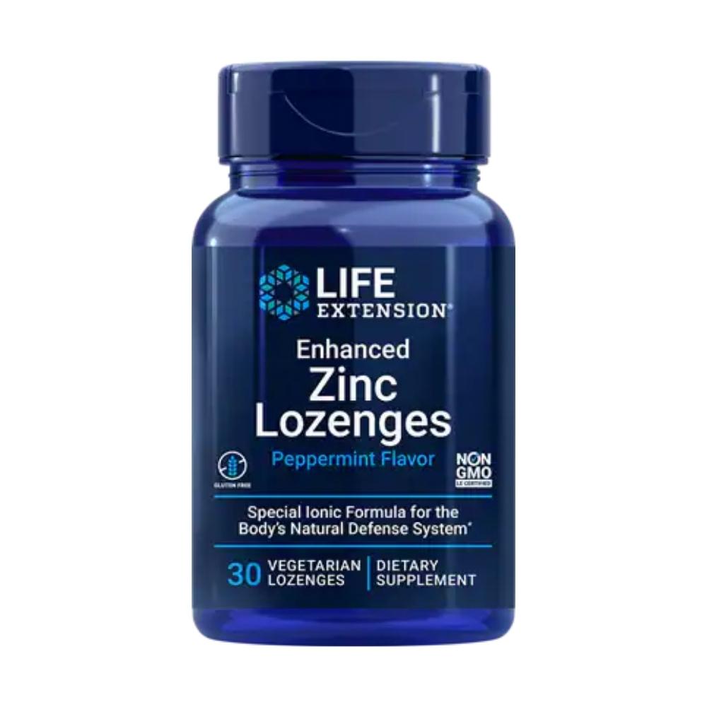 Life Extension Enhanced Zinc Lozenges 30 Lozenges Personal Care Life Extension