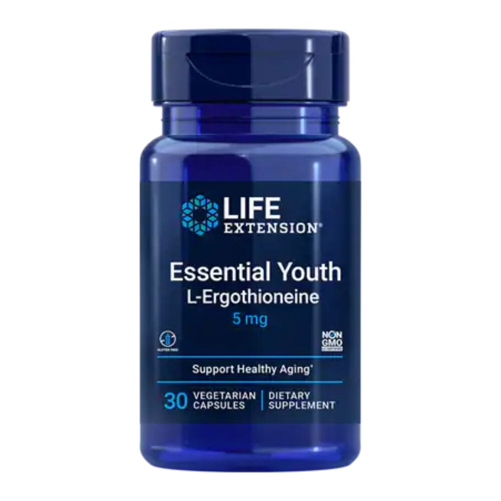 Life Extension Essential Youth L-Ergothioneine 5mg 30 Vege Capsules Specialty Health Products Life Extension