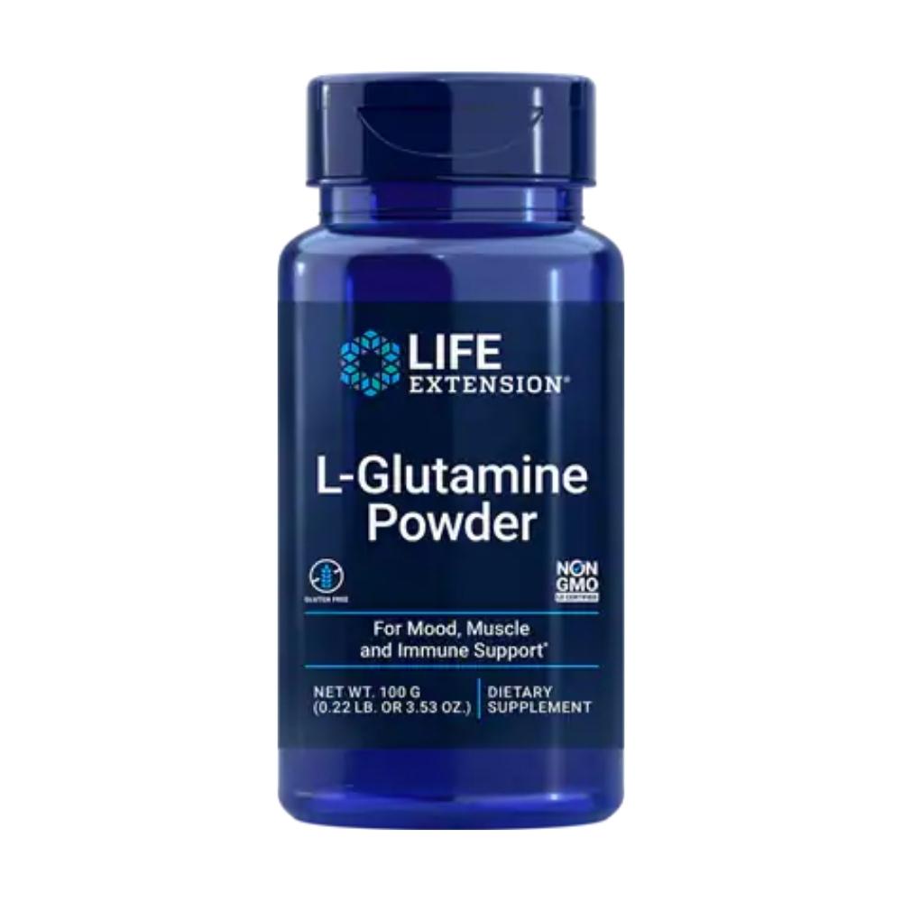 Life Extension L-Glutamine 100 grams Amino Acids Life Extension