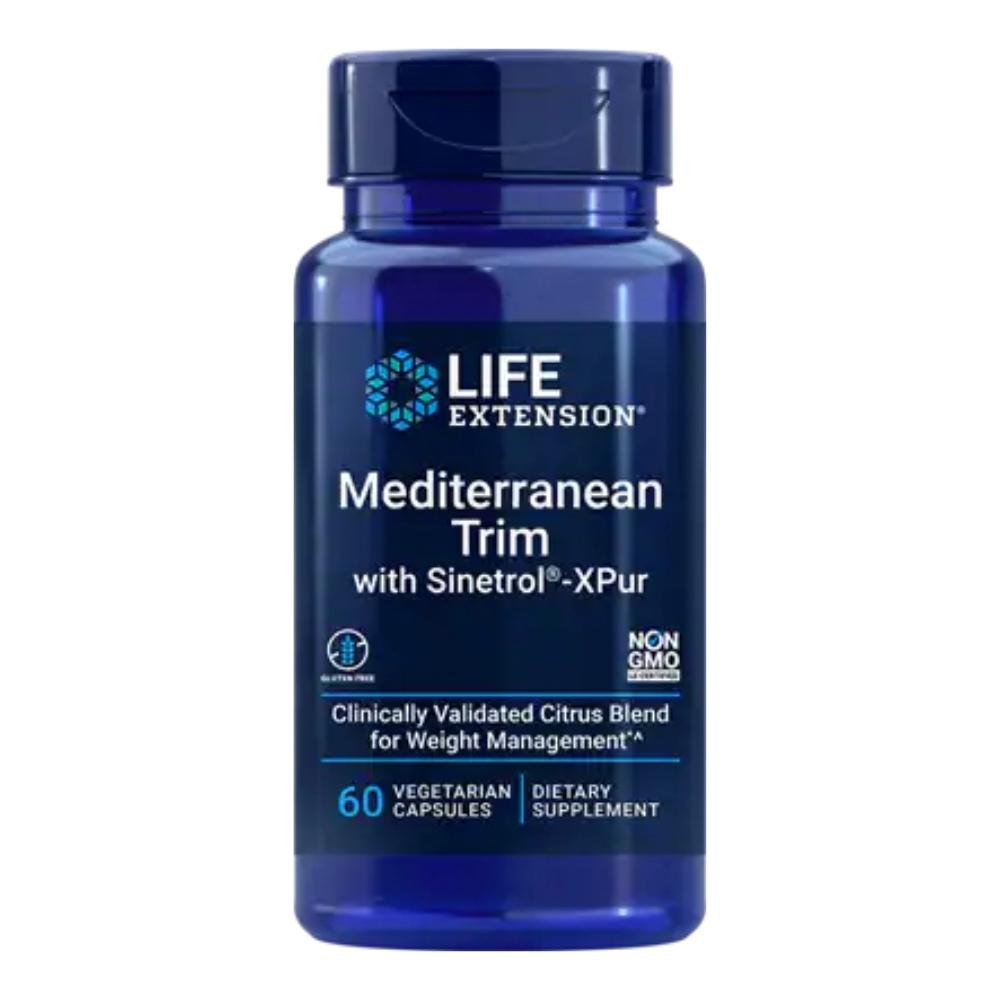 Life Extension Mediterranean Trim w/ Sinetrol-XPur 60 Vege Capsules Diet/Energy Life Extension