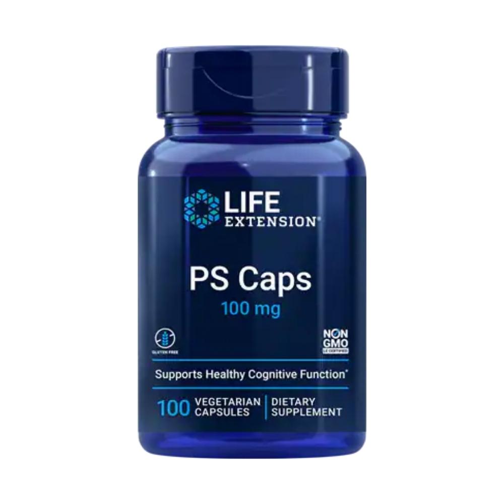 Life Extension PS (Phosphatidylserine) CAPS 100 mg 100 Vege Capsules Other Supplements Life Extension