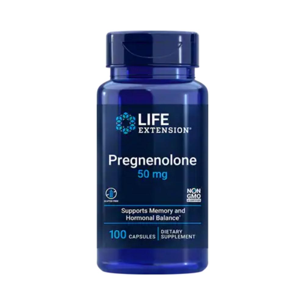 Life Extension Pregnenolone 50mg 100 Capsules Other Supplements Life Extension