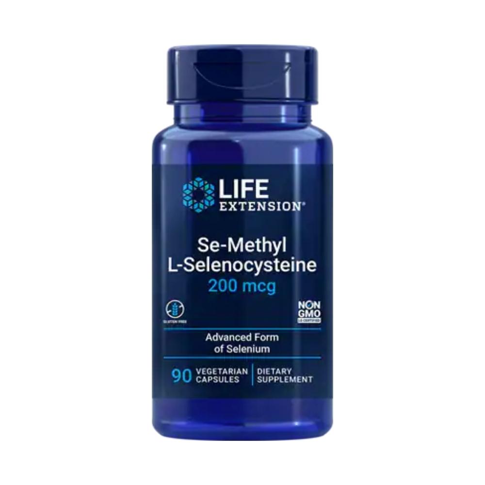 Life Extension Se-Methyl L-Selenocysteine (SeMC) 200mcg 90 Capsules Amino Acids Life Extension