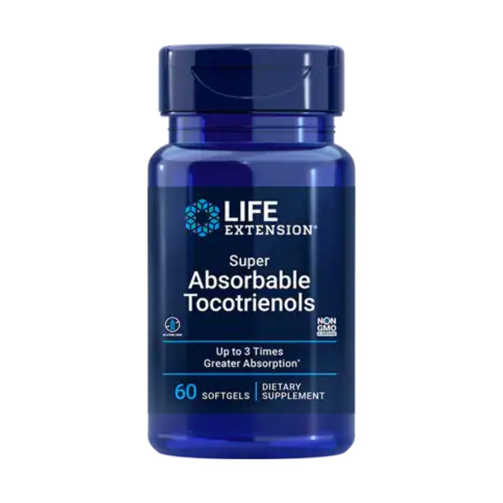 Life Extension Super-Absorbable Tocotrienols 60 Soft Gels Vitamins Life Extension