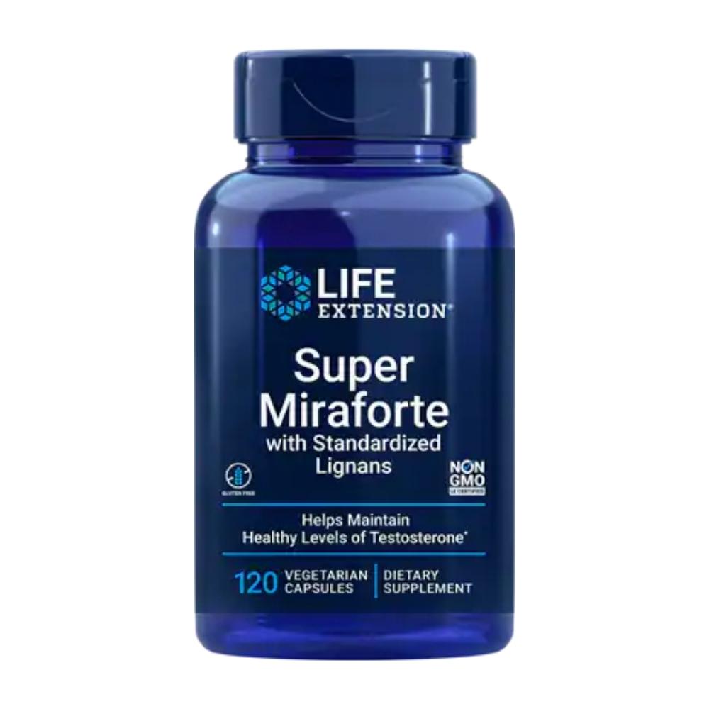 Life Extension Super MiraForte w/ Lignans 120 Capsules Vitamins & Minerals Life Extension