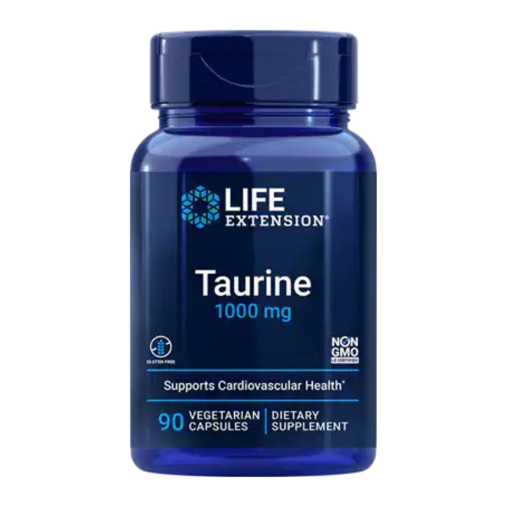 Life Extension Taurine 1000mg 90 Capsules Amino Acids Life Extension