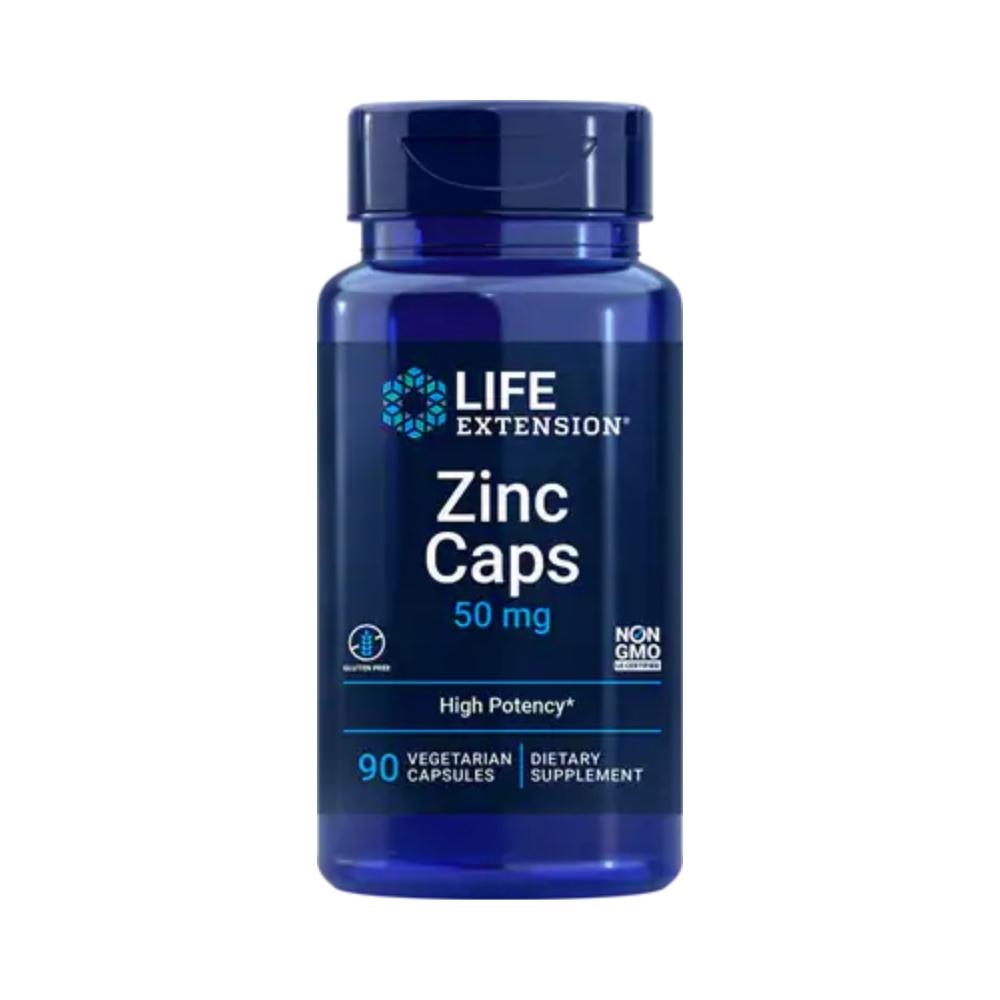 Life Extension Zinc 50mg 90 Capsules Minerals Life Extension