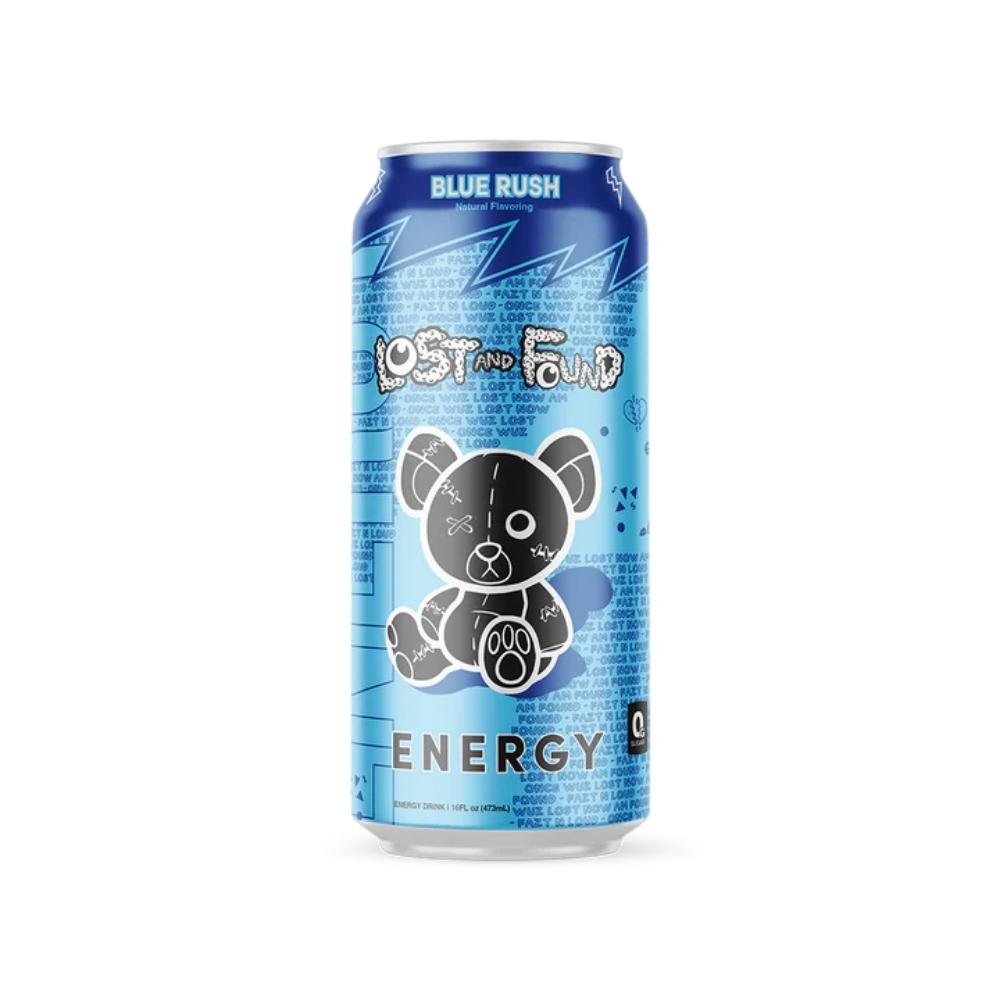 Lost and Found Energy 12/case Drinks Lost and Found Blue Rush