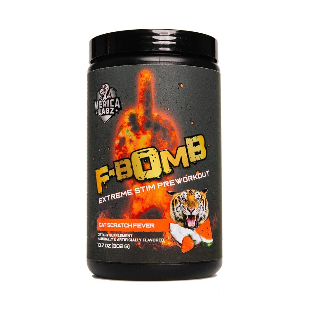 'MERICA LABZ F-BOMB 20 Servings Pre-Workouts 'Merica Labz Cat Scratch Fever