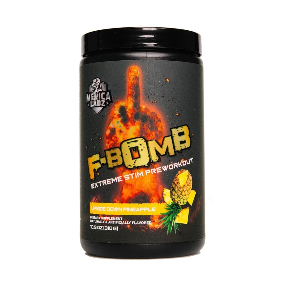 'MERICA LABZ F-BOMB 20 Servings Pre-Workouts 'Merica Labz Upside Down Pineapple
