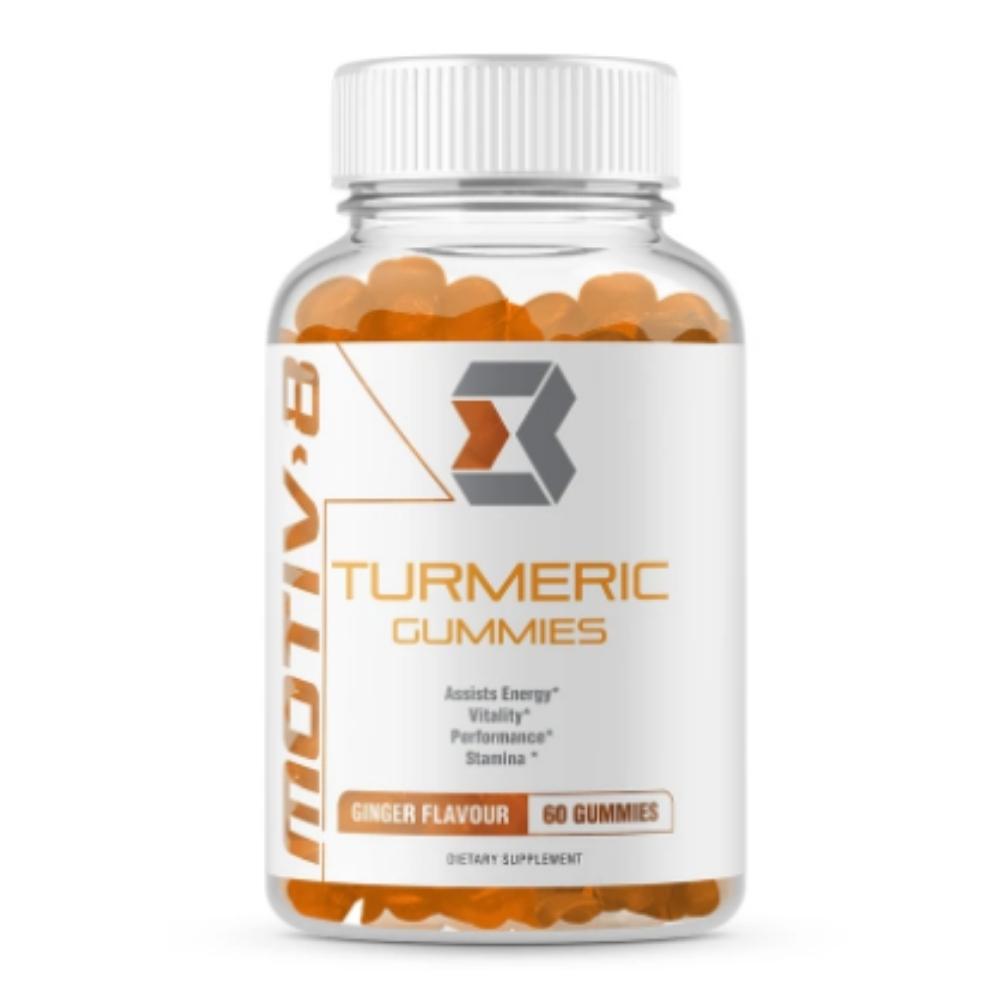 MOTIV8 Turmeric Gummies 60 Count Herbs Motiv-8