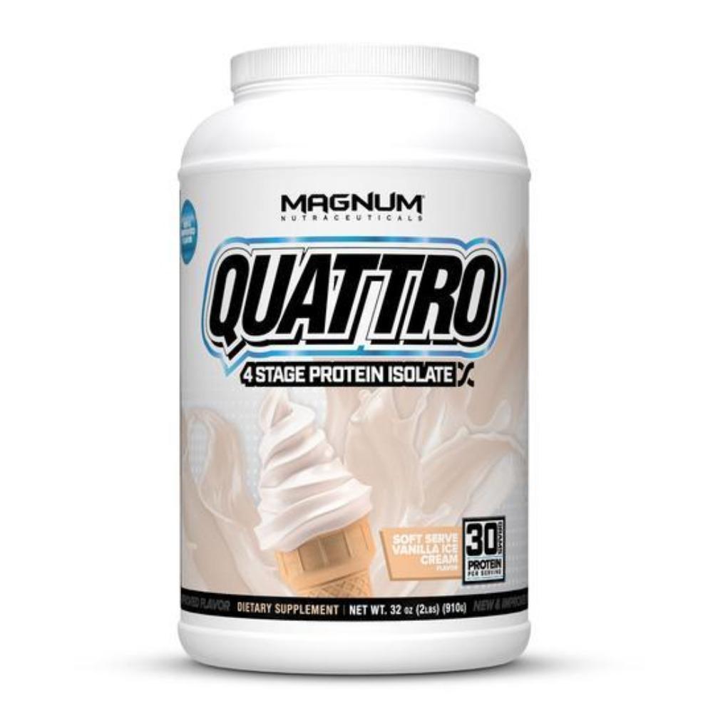 Magnum Quattro 2lb Protein Powders Magnum Vanilla Ice Cream